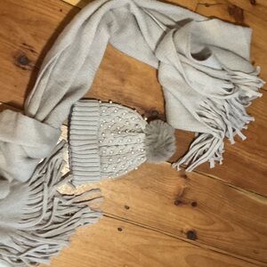 Cozy Knit Scarf and Beanie Set
